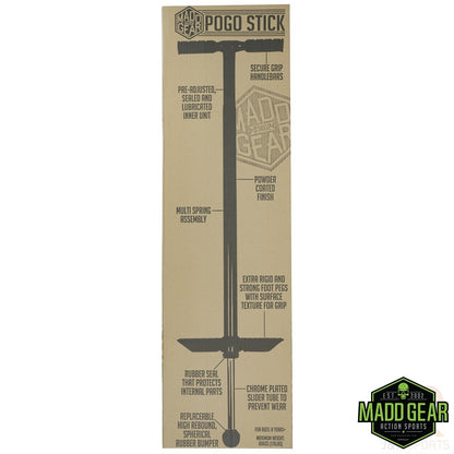 Madd Gear MGP Pogo Stick - Black / Lime - Box