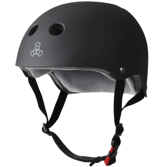 Triple 8 Certified Sweatsaver Skate Helmet - Black