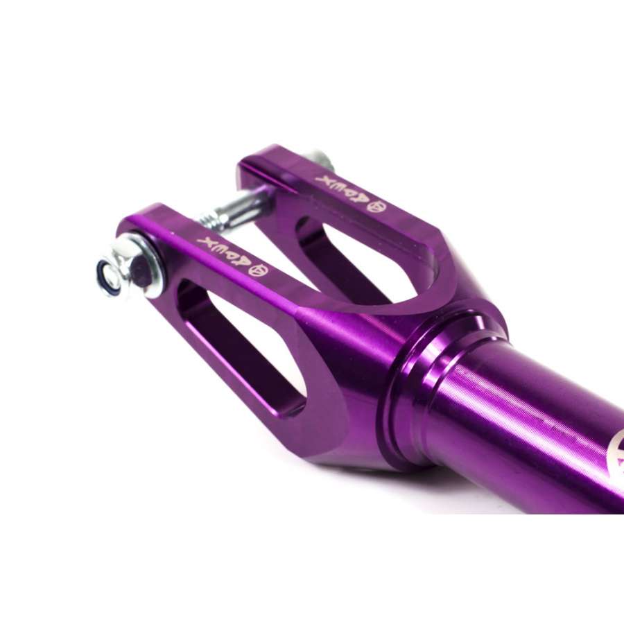 Apex Quantum SCS/HIC Stunt Scooter Forks - Purple - Detail