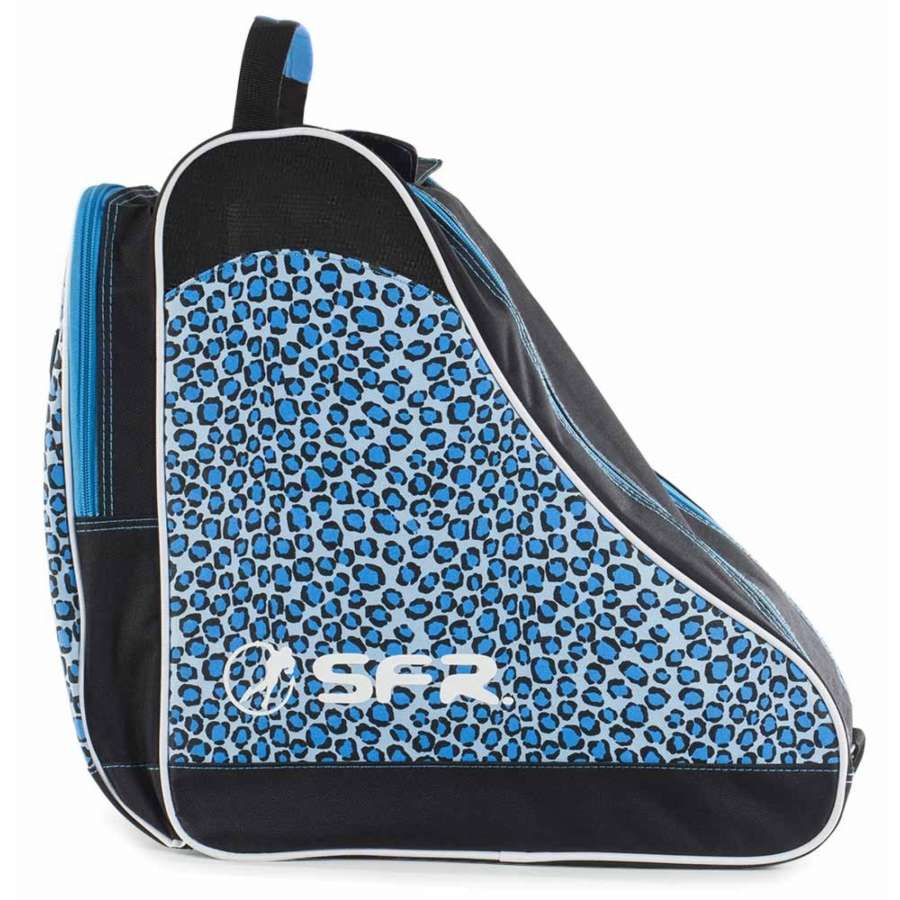 SFR Designer Ice & Skate Bag - Blue Leopard - Right