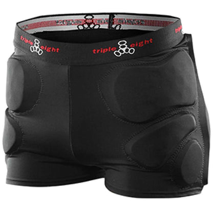 Triple 8 Roller Derby Bumsaver Skate Protection Padded Shorts - Black - Rear