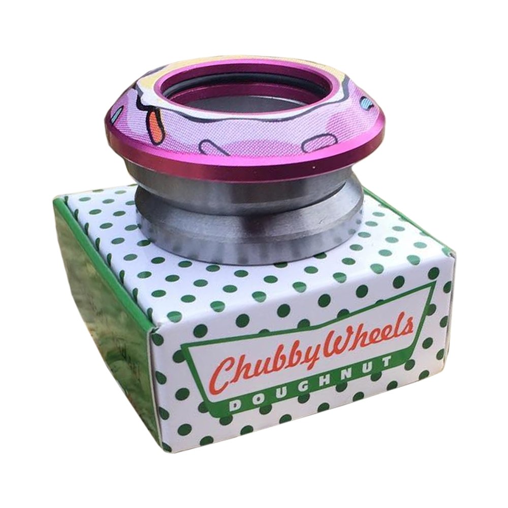 Chubby Doughnut Integrated Stunt Scooter Headset - Pink - Detail