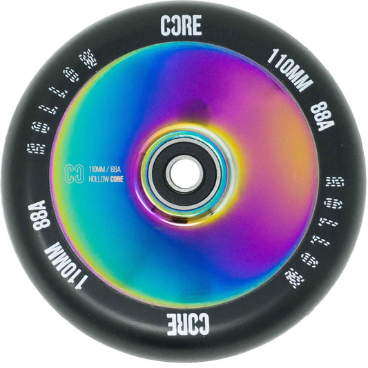 CORE Hollow Core V2 110mm Stunt Scooter Wheels - Oil Slick Neochrome