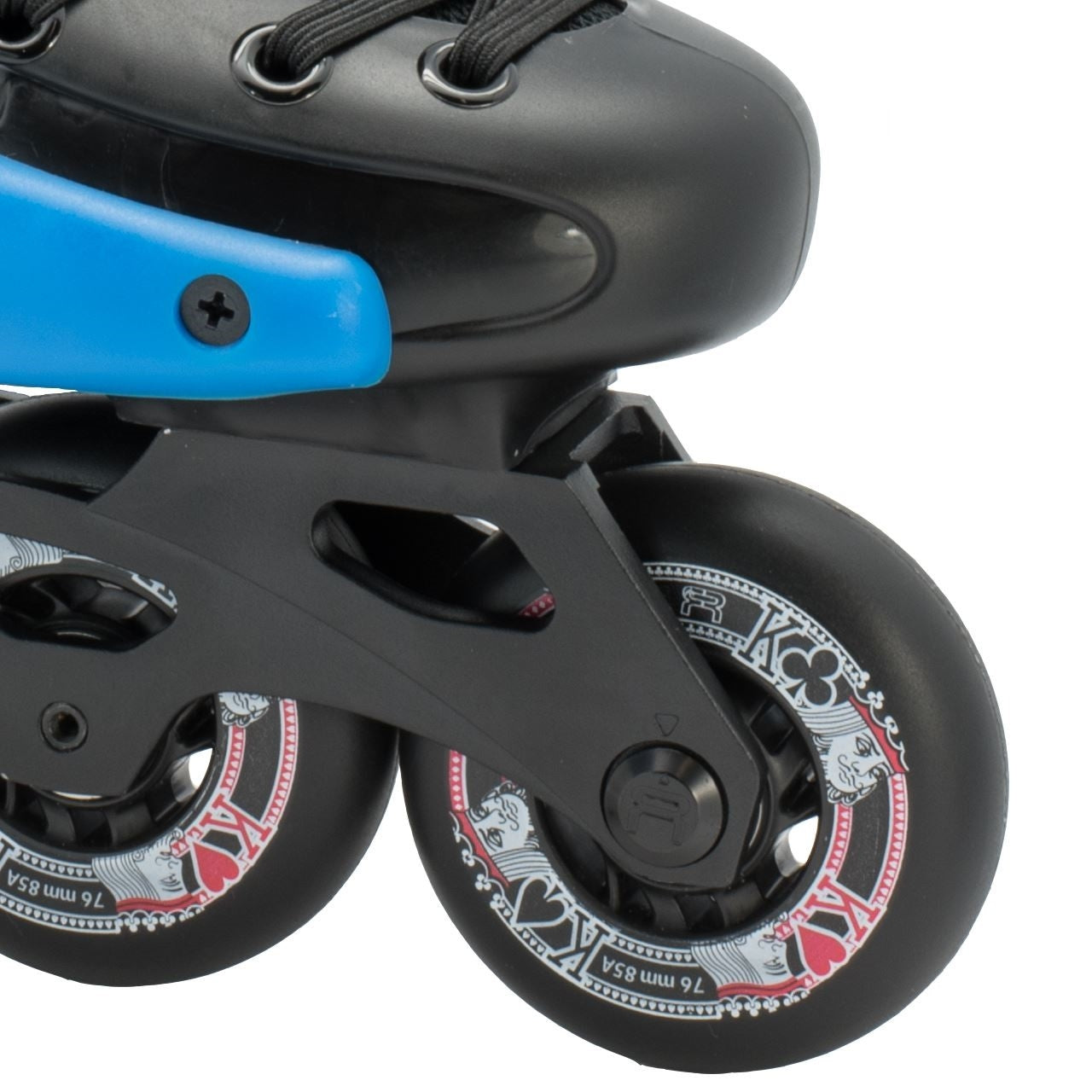 FR Skates Junior Adjustable Inline Skates - Black - Wheel