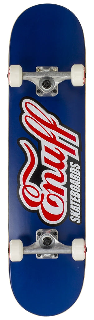 Enuff Classic Logo Blue Mini Complete Skateboard - 7.25" x 29.5"