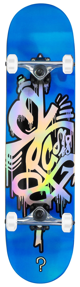 Enuff Hologram Blue Complete Skateboard - 8" x 32"