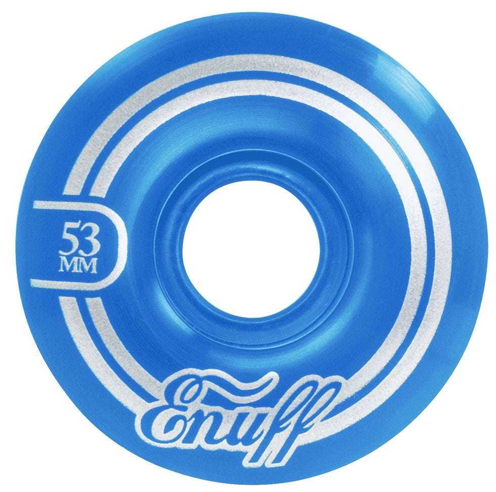 Enuff Refresher II 53mm Skateboard Wheels - Blue