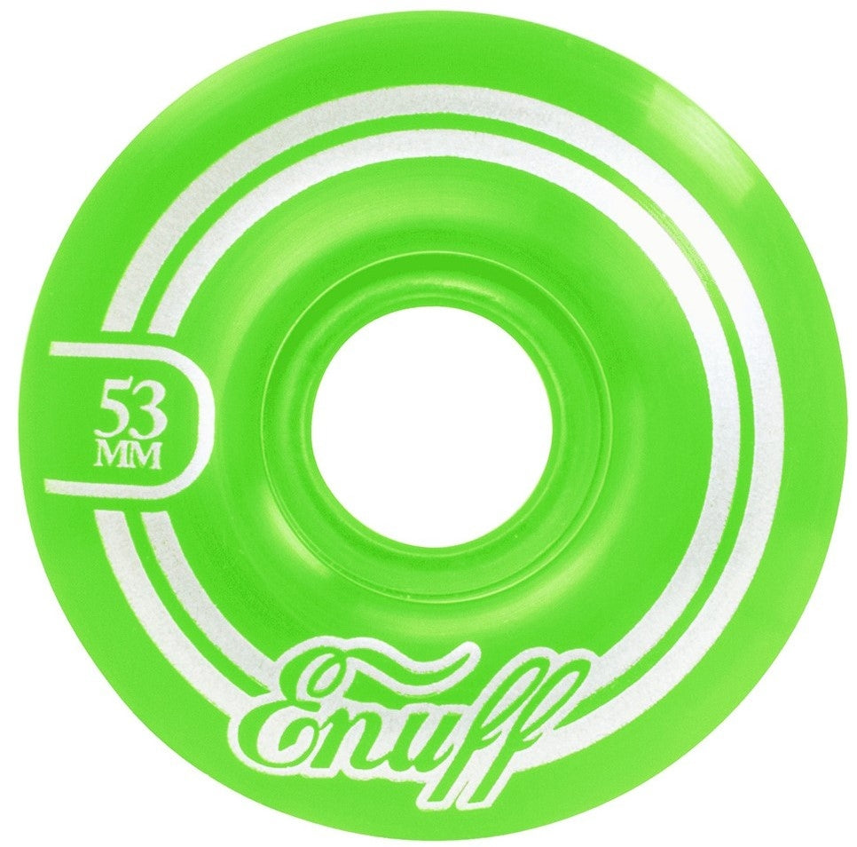 Enuff Refresher II 53mm Skateboard Wheels - Green