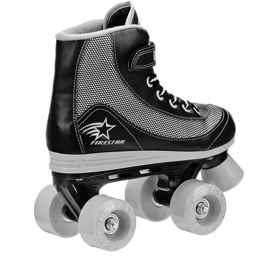 Roller Derby Firestar V2 Quad Roller Skates - Black / Grey - Rear