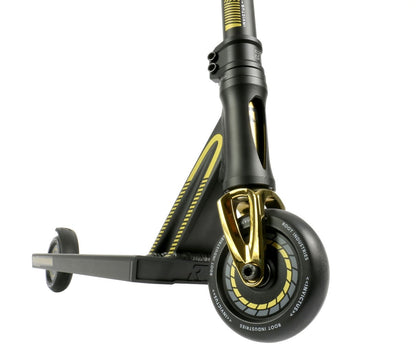 Root Industries Invictus Complete Stunt Scooter - Gold Rush - Front Wheel