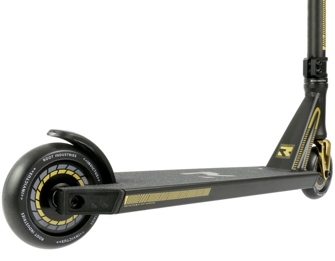 Root Industries Invictus Complete Stunt Scooter - Gold Rush - Rear Wheel