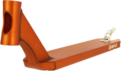 Apex Pro Orange Stunt Scooter Deck - 4.5" x 20.1" - Base