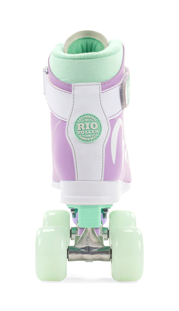 Rio Roller Milkshake Quad Roller Skates - Mint Berry - Back