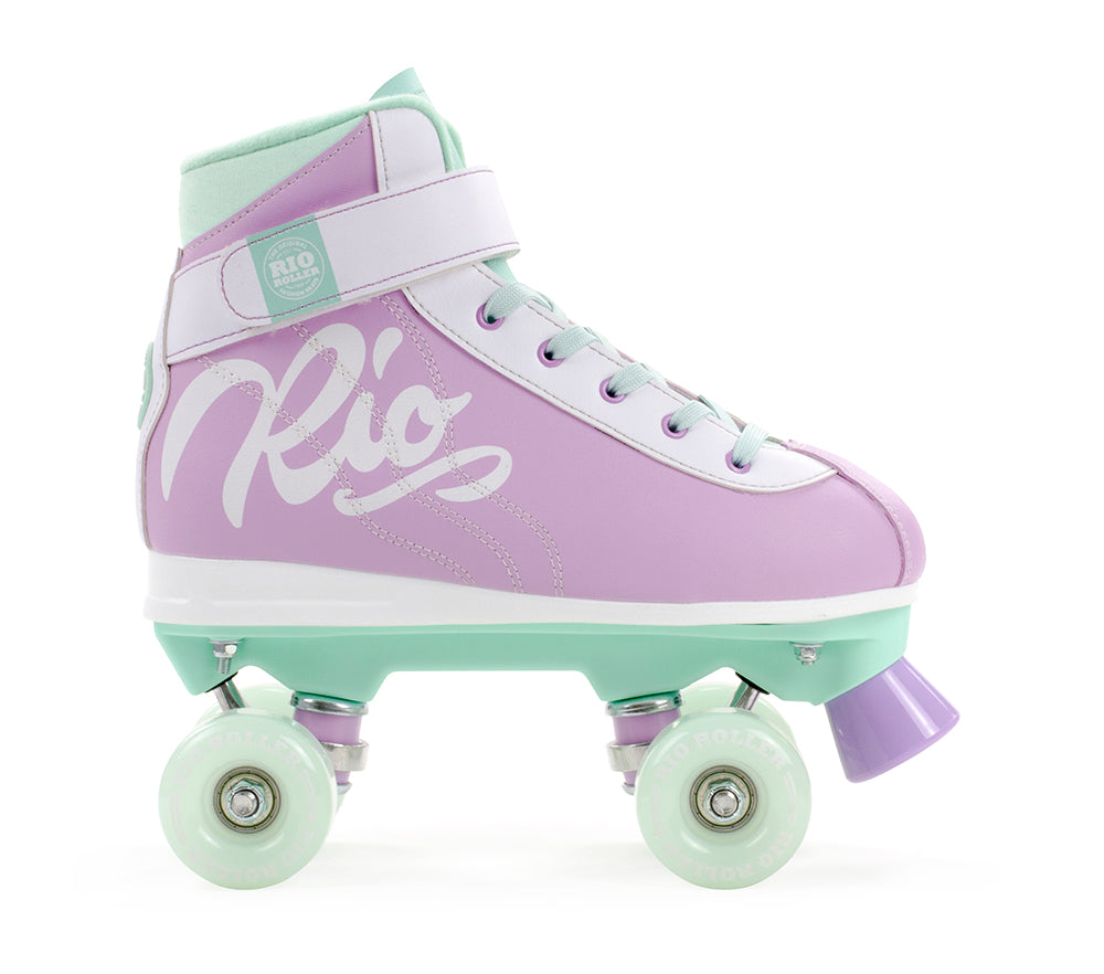 Rio Roller Milkshake Quad Roller Skates - Mint Berry - Side