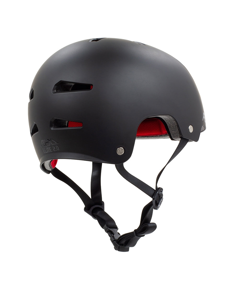 REKD Elite 2.0 Skate / Scooter Helmet - Black - Rear