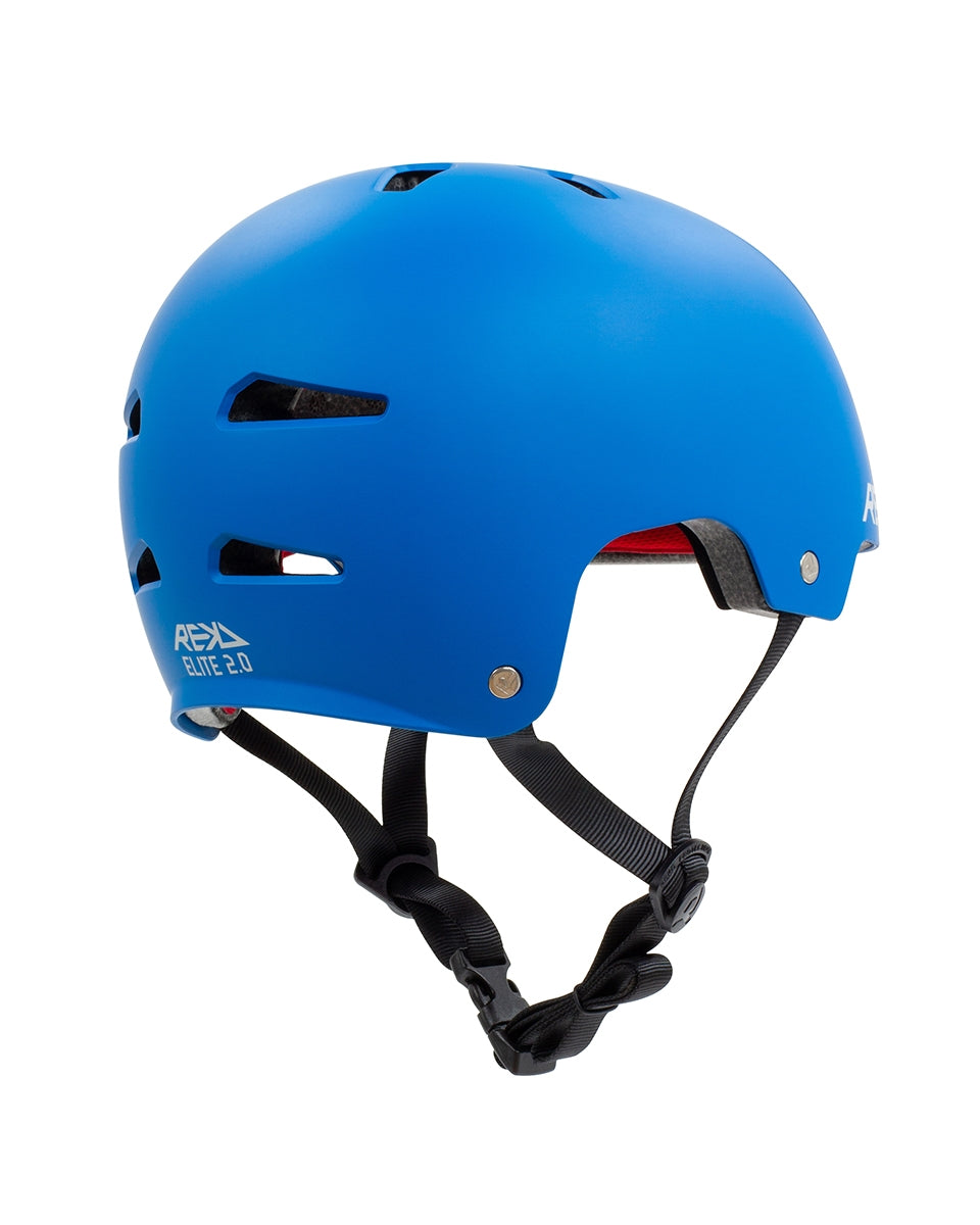 REKD Elite 2.0 Skate / Scooter Helmet - Blue - Rear