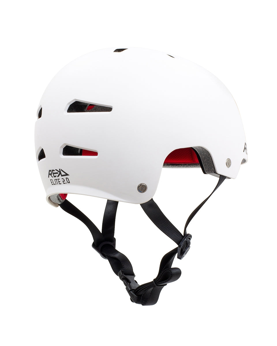 REKD Elite 2.0 Skate / Scooter Helmet - White - Rear