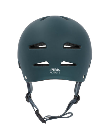 REKD Ultralite In-Mold Skate / Scooter Helmet - Blue - Rear