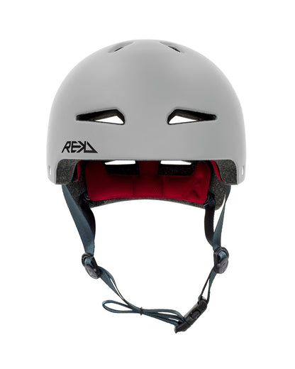 REKD Ultralite In-Mold Skate / Scooter Helmet - Grey - Front