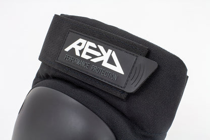 REKD Ramp Double Skate Protection Pad Set - Black - Velcro