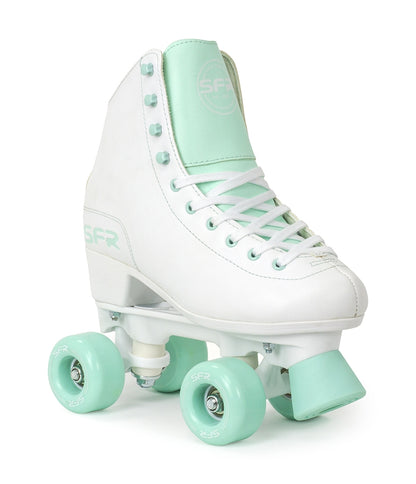 SFR Figure Quad Roller Skates - White / Green