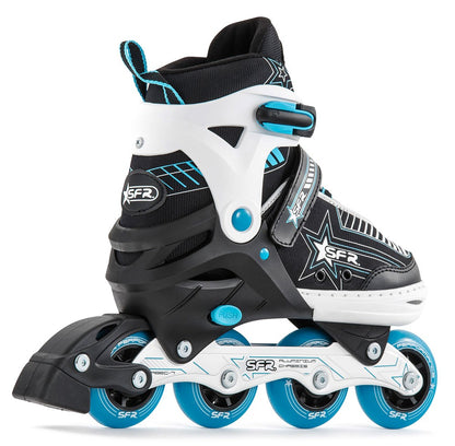 SFR Pulsar Adjustable Inline Skates - Blue - Rear