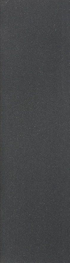 A textured, rectangular surface with a dark, speckled appearance reminiscent of black sandpaper or a gritty finish, akin to Jessup Original 9" Skateboard Griptape in Sidewalk Grey for rock-solid bonding.