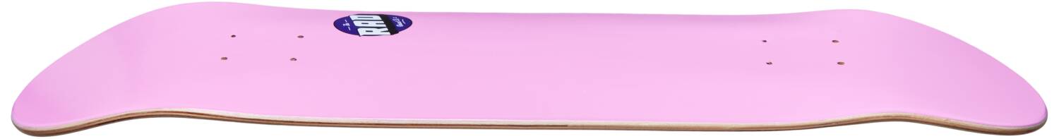 RAD Blank Logo Pink Skateboard Deck - 8" x 32" - Side