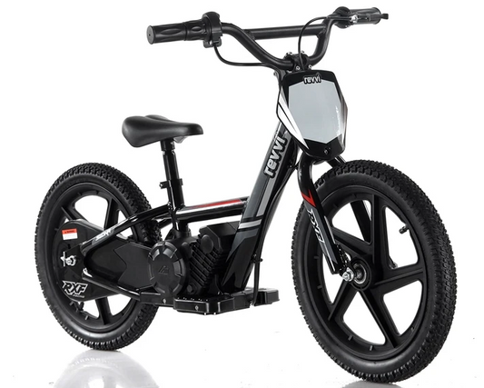 Revvi 16" Kids Electric Balance Bike - Black