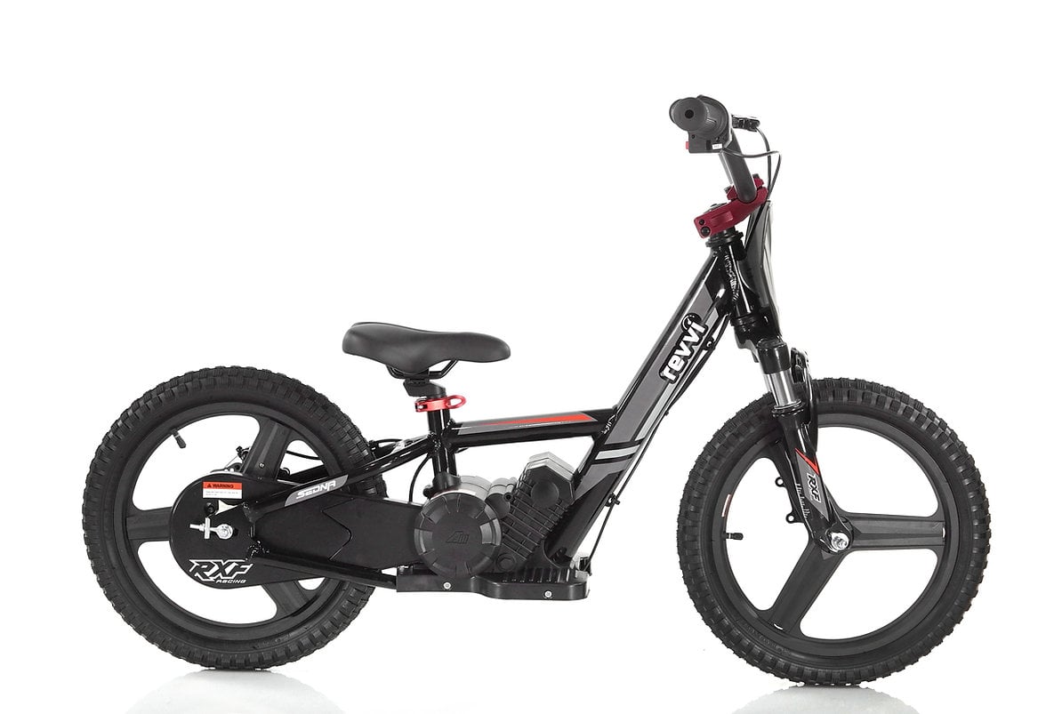 Revvi 16" Plus Kids Electric Balance Bike - Black