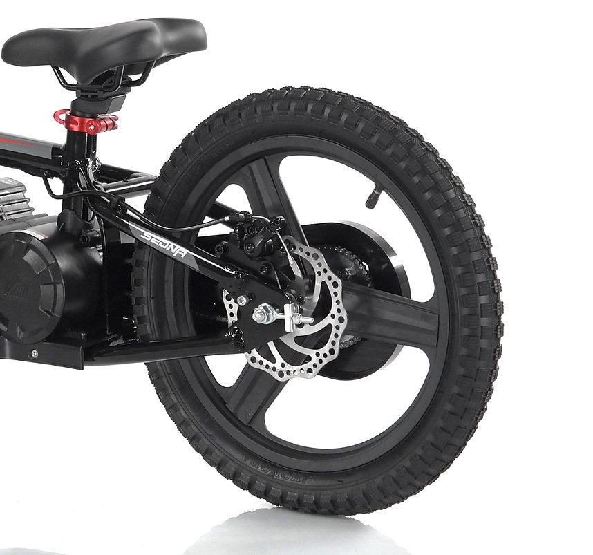 Revvi 16" Plus Kids Electric Balance Bike - Black - Tyre