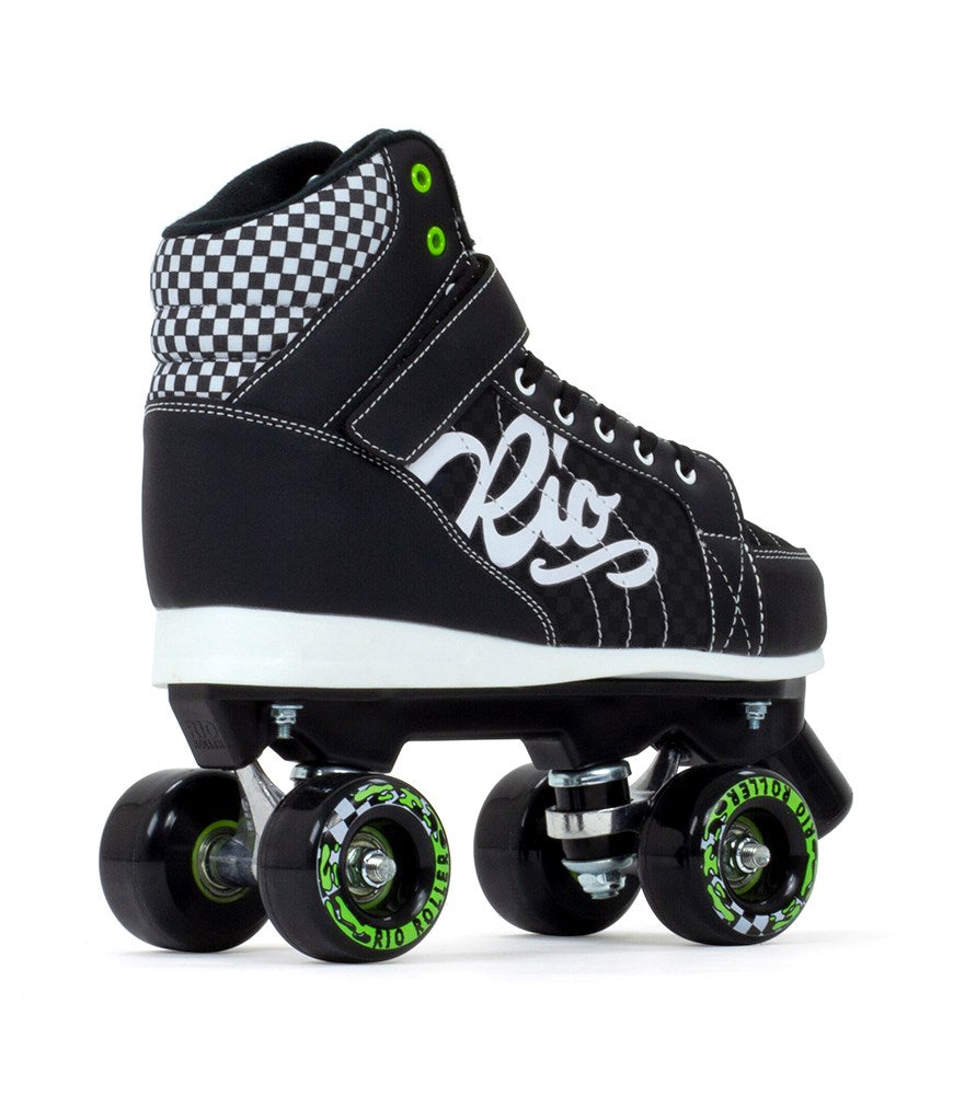 Rio Roller Mayhem II Quad Roller Skates - Black - Angle