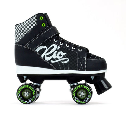 Rio Roller Mayhem II Quad Roller Skates - Black - Side