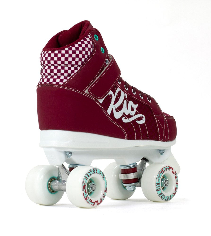 Rio Roller Mayhem II Quad Roller Skates - Red - Rear