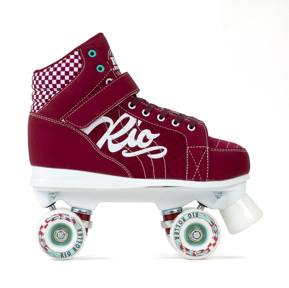 Rio Roller Mayhem II Quad Roller Skates - Red - Side