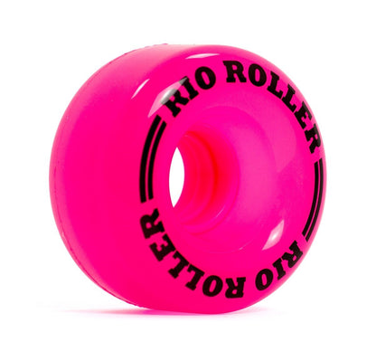 Rio Roller Coaster 82A Quad Roller Skates Wheels - Pink 62mm x 36mm - Single