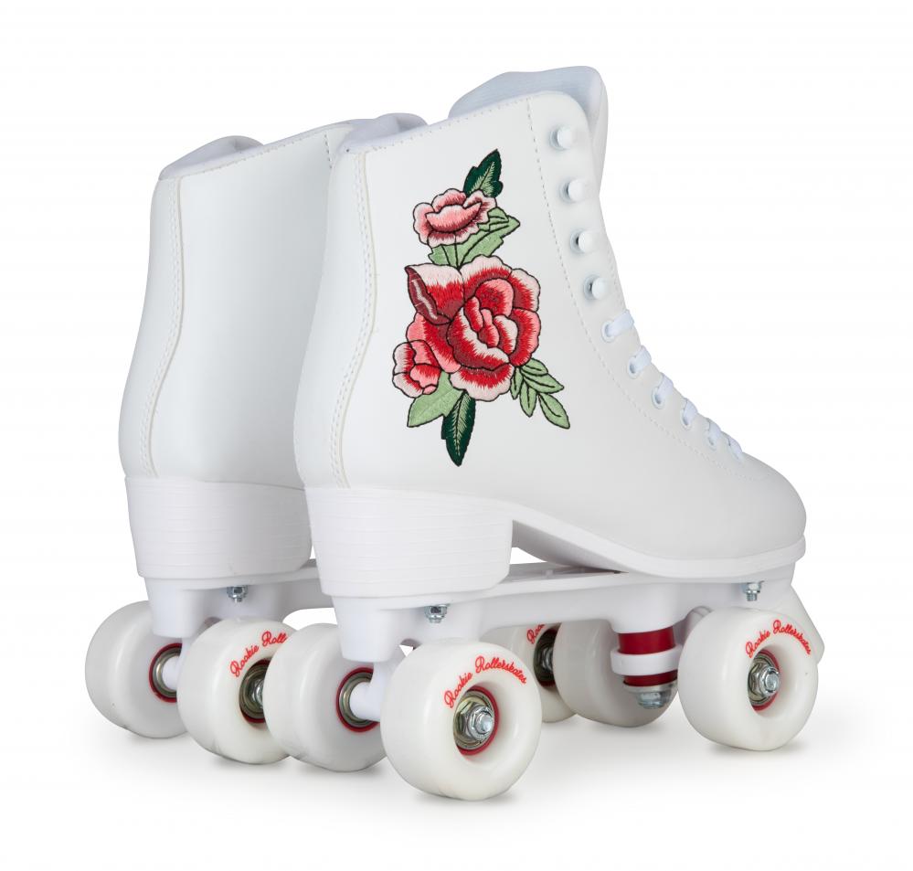 Rookie Rosa Quad Roller Skates - White - Rear