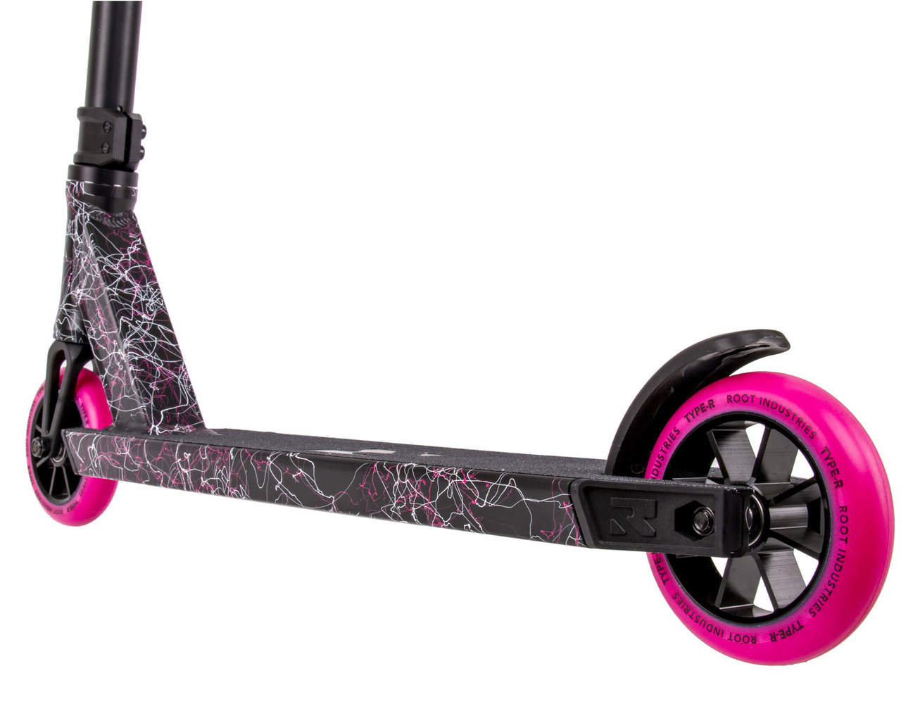 Root Industries Type R Complete Stunt Scooter - Black / Pink / White - Wheel