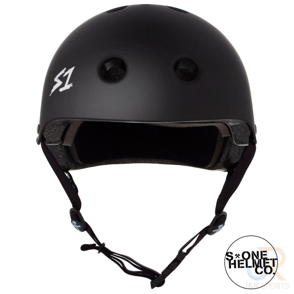 S1 Lifer Skate / Scooter Helmet - Matt Black - Front