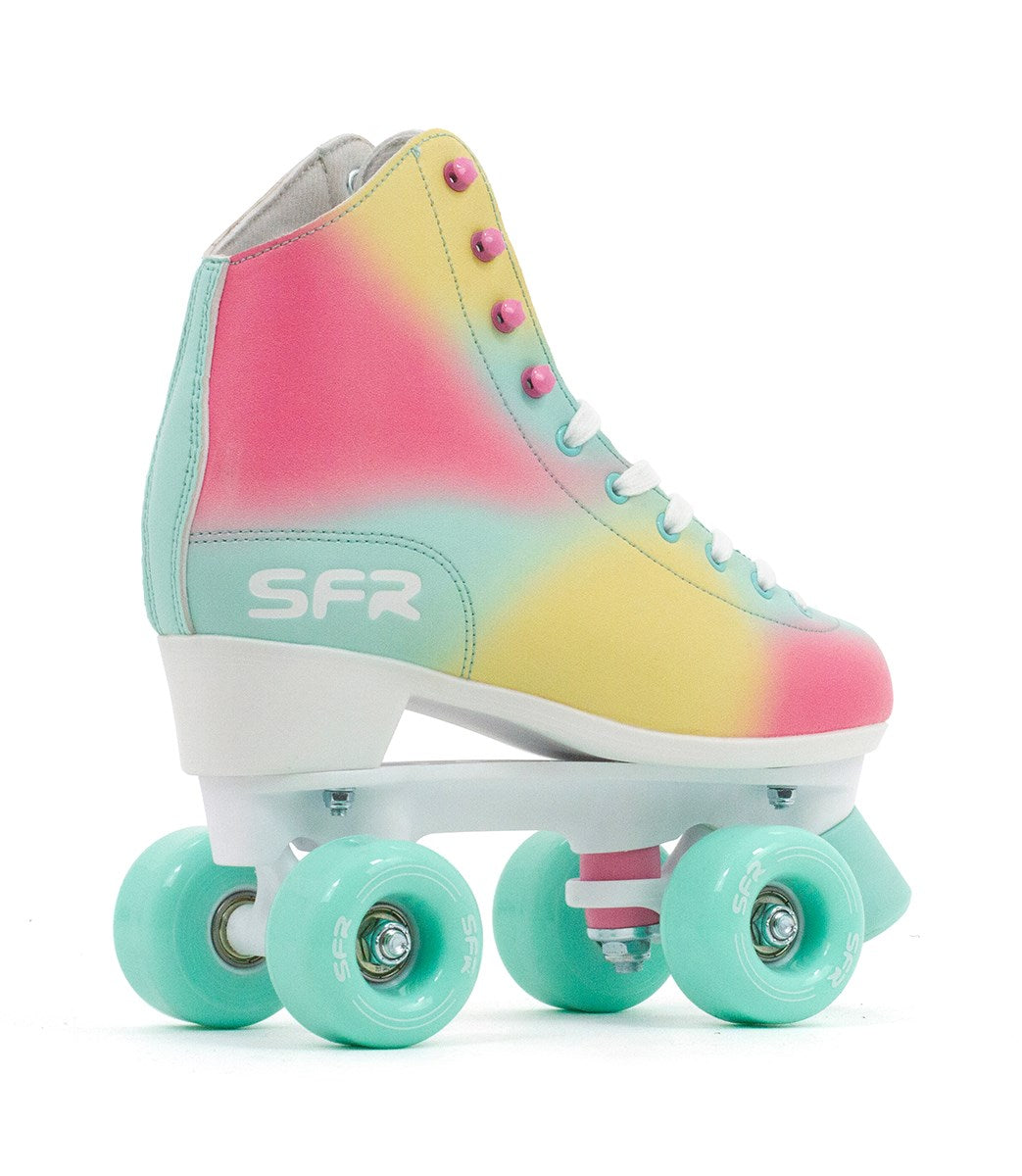 SFR Brighton Figure Quad Roller Skates - Tropical - Rear