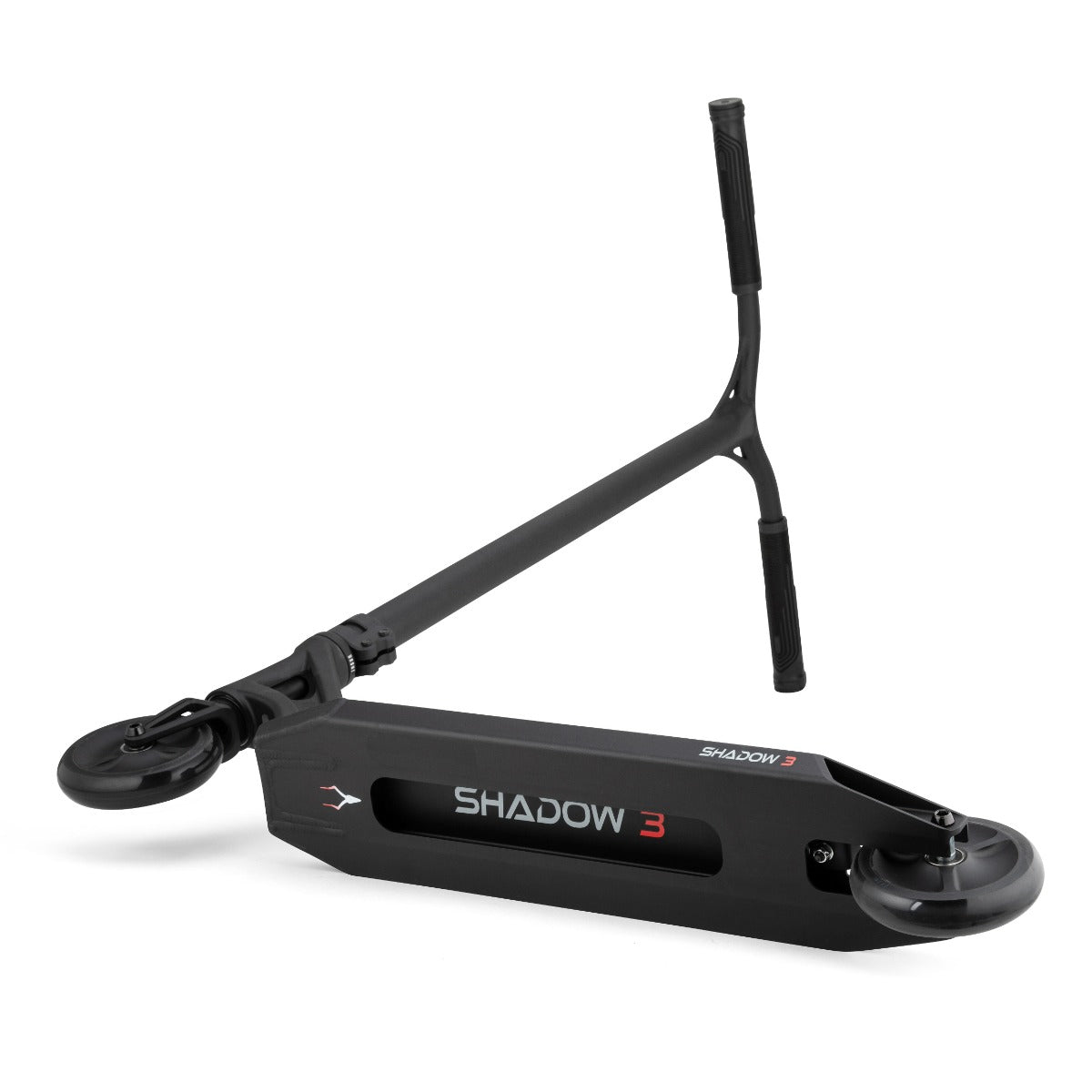 Drone Shadow 3 Feather-Light Complete Stunt Scooter - Black - Angle