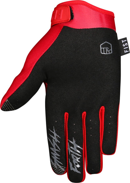 FIST Handwear Stocker Collection Skate Protection Gloves - Red - Palm