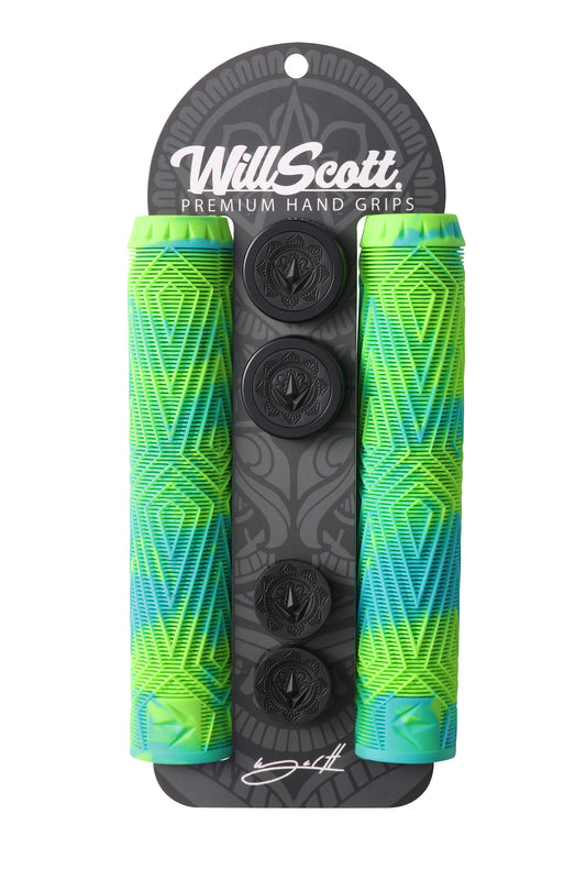 Blunt Envy Will Scott Green / Teal Stunt Scooter Grips - 170mm - Packaging