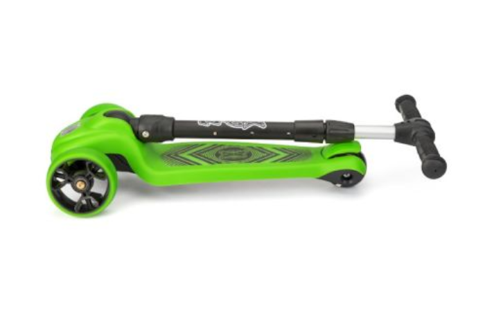 Xootz Scout Foldable Tri-Scooter - Green - Foldable