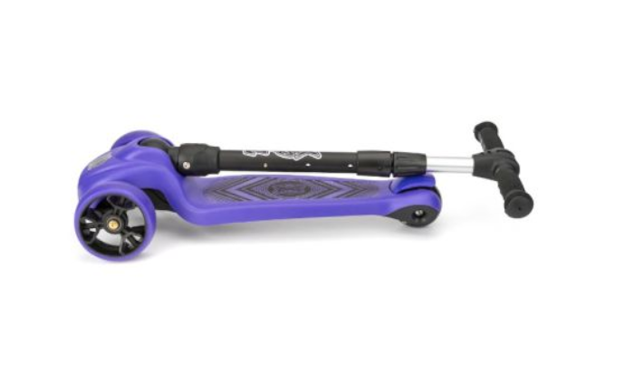 Xootz Scout Foldable Tri-Scooter - Purple - Foldable